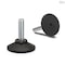 Elesa Zinc-plated steel, base with screwdriver slot, LX.60-SW24-M12x96-S LX-S - alternate 1